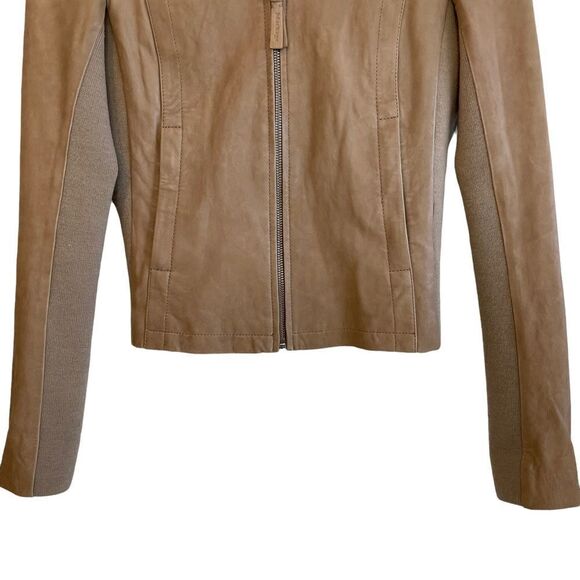 Mackage for Aritzia Lamb Leather and Wool Jacket - Picture 4 of 12